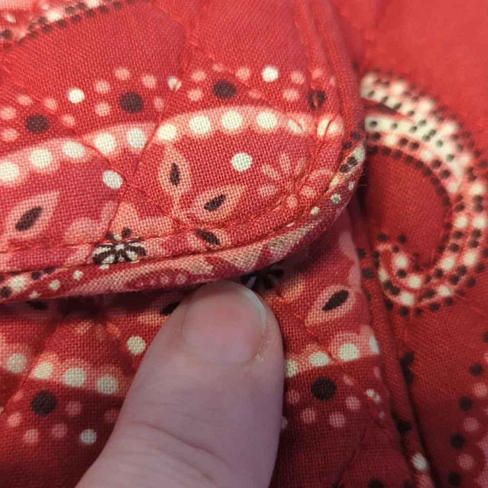 Vera Bradley Retired Mesa Red Crossbody Bag 2006